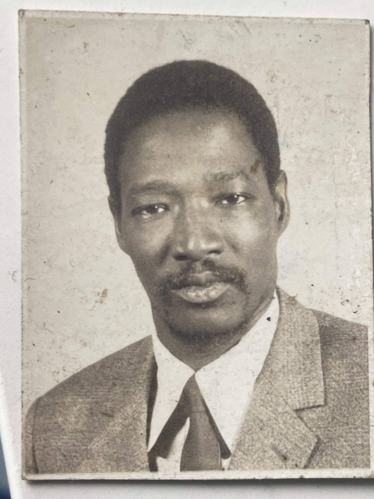 Portrait of Master Sanhati, African spiritual healer and psychic